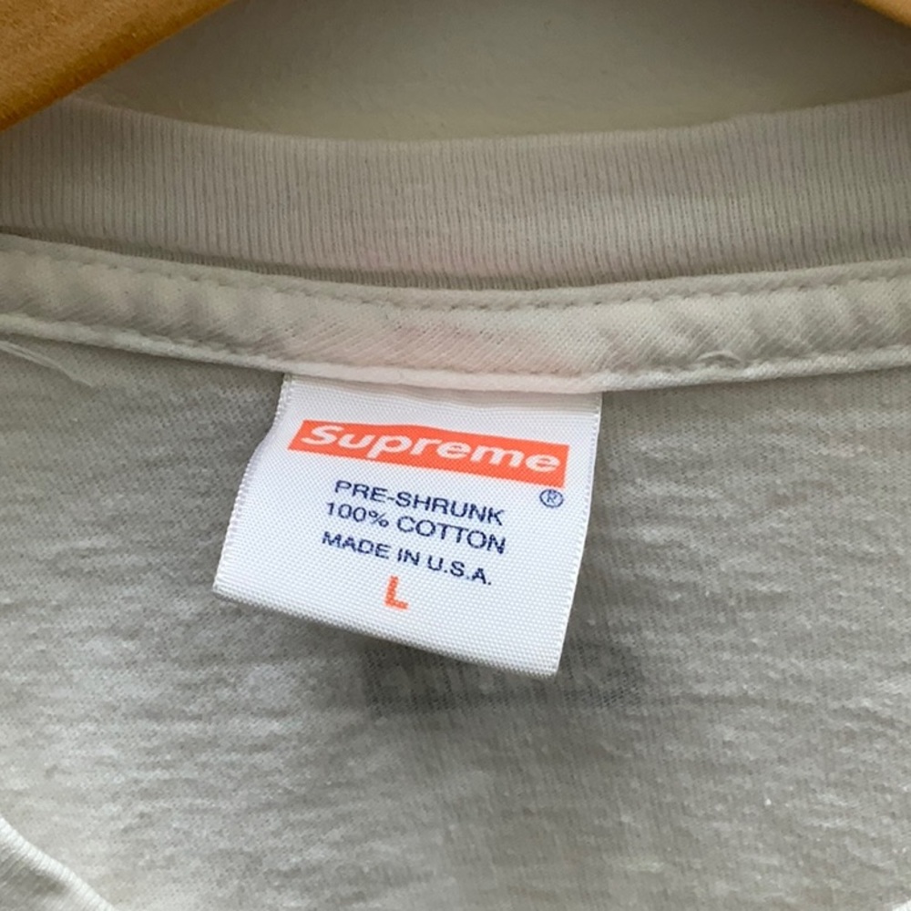 Supreme Basquiat Pay For Soup tshirt. Worn, washed, used, clean - Picture 3 of 6